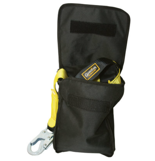 Qualcraft Guardian Fall Protection Contractor Kit - High-Visibility Yellow/Black, Safety Harness with Shock Lanyard - New England Safety Supply
