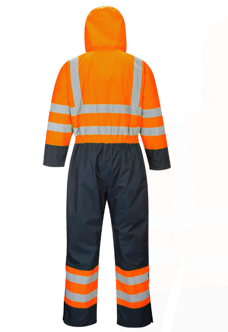 Hi-Vis Contrast Coverall - New England Safety Supply