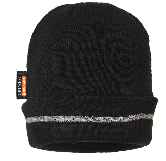Reflective Trim Knit Hat Insulatex Lined - New England Safety Supply