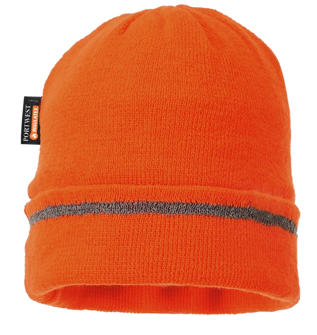 Reflective Trim Knit Hat Insulatex Lined - New England Safety Supply