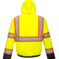 Hi-Vis Contrast Tape Bomber Jacket Yellow/Black - New England Safety Supply