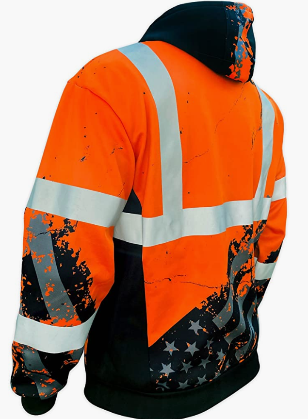 American Grit High Vis Hoodie ANSI Class 3 - New England Safety Supply