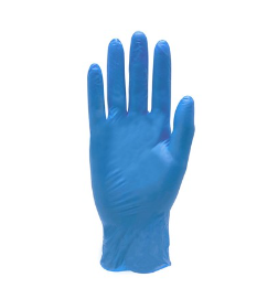 Safety First 5mil Disposable Exam Grade Blue Nitrile Gloves - New England Safety Supply