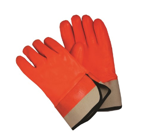 Large PVC Coated Chemical Gloves (4 pairs) - New England Safety Supply
