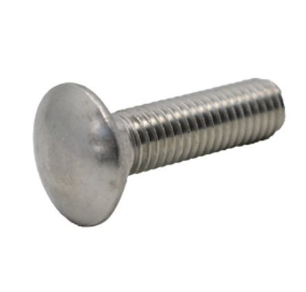 1/4-20, 316 Stainless Steel Carriage Bolt - New England Safety Supply