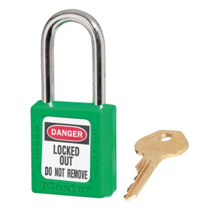 Master Lock Zenex Thermoplastic Safety Padlock, Capacity, Volume, Plastic, Standard - New England Safety Supply