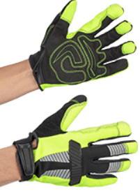 HIGH DEXTERITY HIGH VISIBILITY SYNTH LEATHER GLOVES - New England Safety Supply