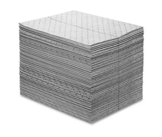 Universal Sorbent Pads - 15 x 19", Light - New England Safety Supply