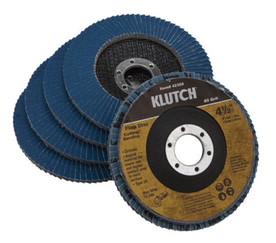 Klutch Type 29 Flap Discs —4.5in. 60, 80, or 120 Grit (5 Pack) - New England Safety Supply