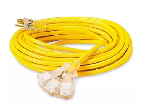 Triple Outlet Extension Cord - New England Safety Supply