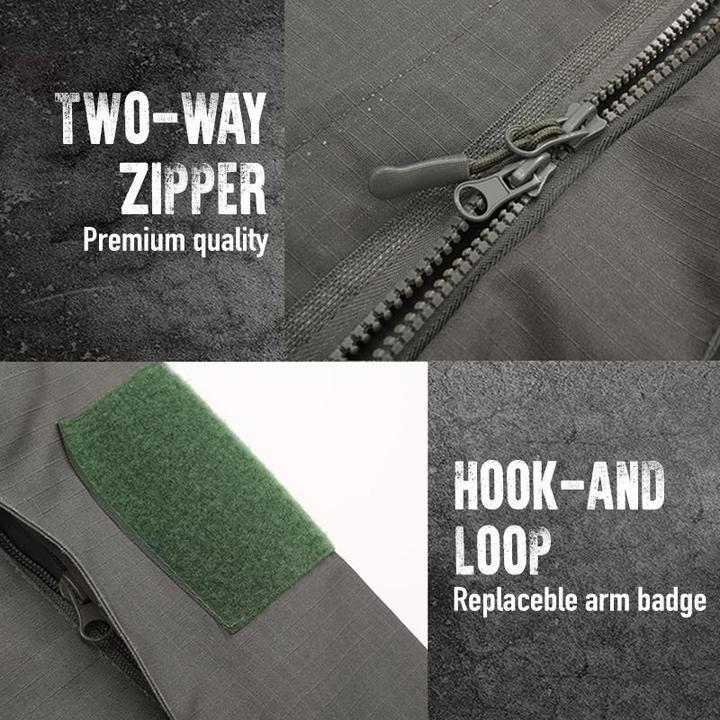 Waterproof Windbreaker Multi-Pocket Camouflage Jacket - New England Safety Supply